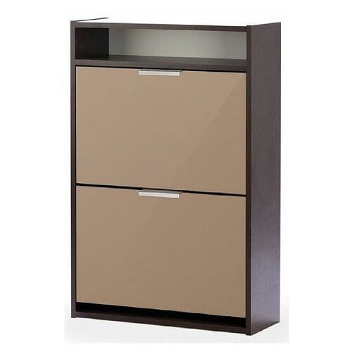 Обувница Вентал К-2 (Фасады МДФ) Венге/Мокко