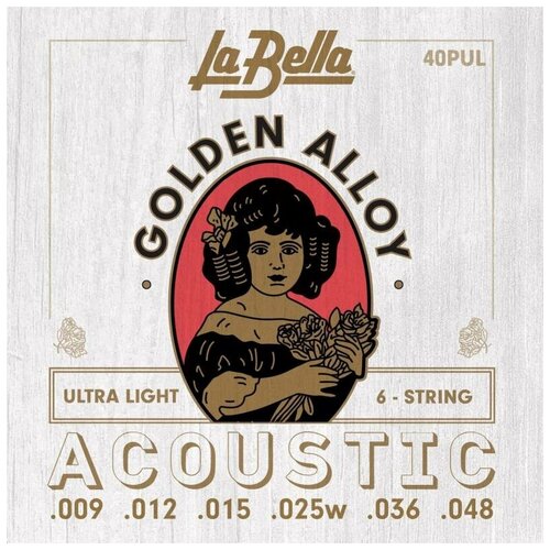 фото La bella 40pul струны для акустической гитары