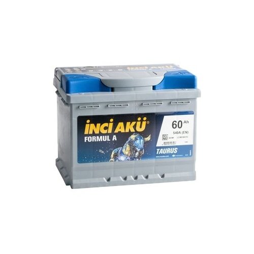 фото Аккумулятор inci aku formula 60 ач 540а прям. пол.