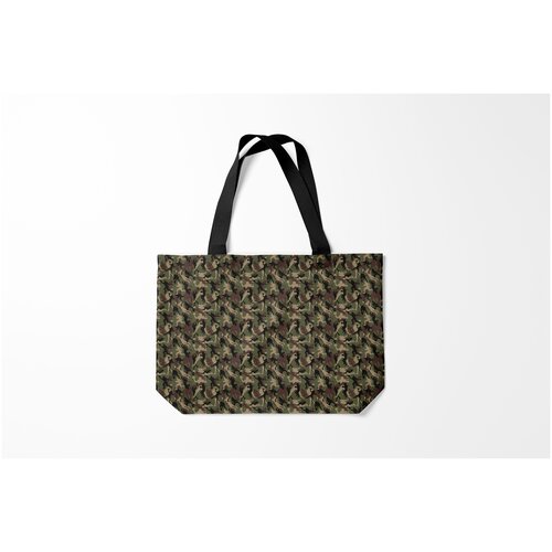 фото Сумка-шоппер / 46х35 см / тренды / милитари американский футбол камуфляж burnettie