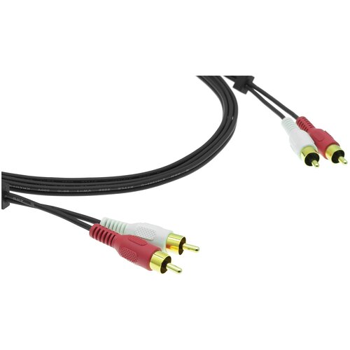 Кабель Kramer 2 x RCA - 2 x RCA (C-2RAM/2RAM), 7.6 м, черный