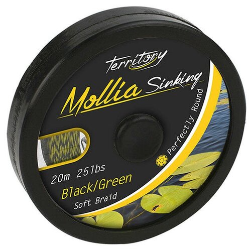 поводковый материал mikado mollia hooklink black brown 25 кг 20 м Mikado, Поводковый материал Mollia Hooklink, 20м, 55lb, Black/Green