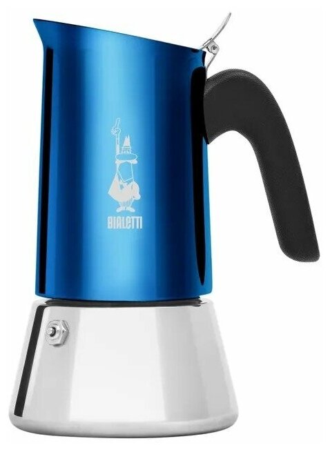 Гейзерная кофеварка Bialetti New Venus, 235 мл, 240 мл, синий