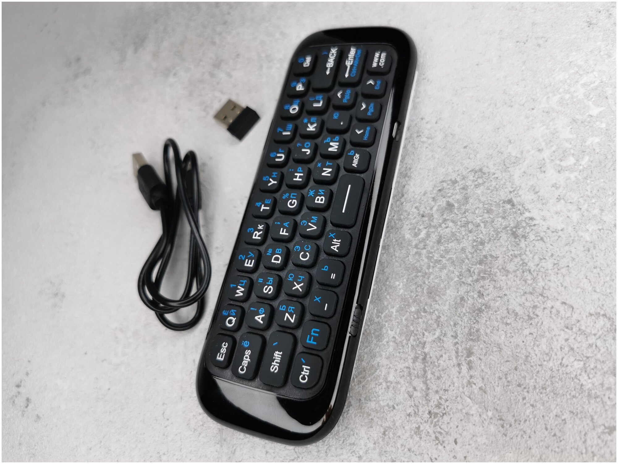 Беспроводная мини-клавиатура-пульт Gold Master M8 c гироскопом микрофоном и ИК-обучением 24G AirMouse m8 для Android TV BoxMin