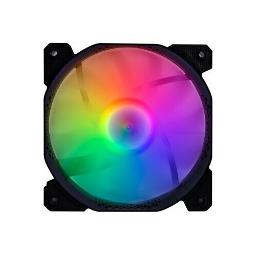 Вентилятор для корпуса 1STPLAYER F1-PLUS Black 140mm LED 5-color 1000rpm 3pin F1-PLUS-BK OEM