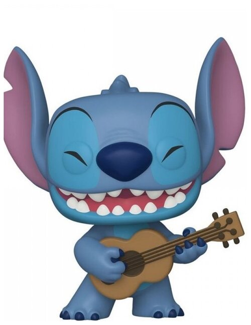 Фигурка Funko POP! Disney Lilo & Stitch Stitch with Ukulele 55615, 10 см