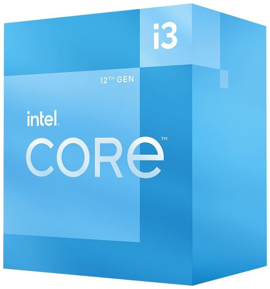 Процессор Intel Core I3-12100F S1700 BOX (BX8071512100F S RL63 IN)