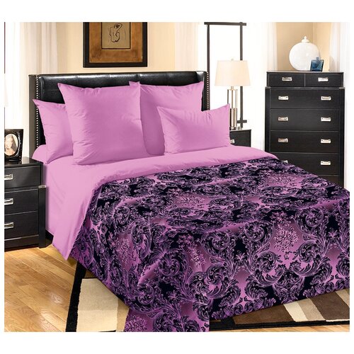 фото Постельное белье перкаль калипсо (розовый) 2-х спальное ivselena