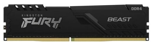 Модуль памяти DDR4 16GB Kingston FURY KF426C16BB116 Beast Black 2666MHz CL16 2RX8 12V 288-pin 8Gbit