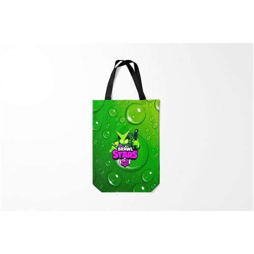 фото Сумка-шоппер / 31х42 см / геймерам / brawl stars virus burnettie