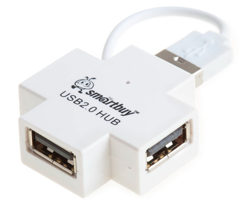 USB-Хаб Smartbuy 6900 4USB белый