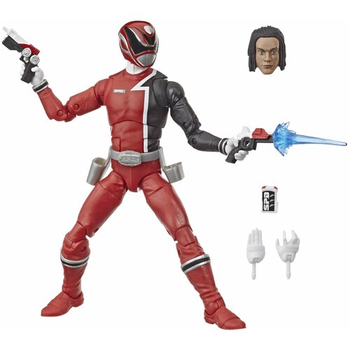 Power Rangers Lightning, 6-дюймовая Коллекционная фигурка SPD Red Ranger, игрушка с аксессуарами