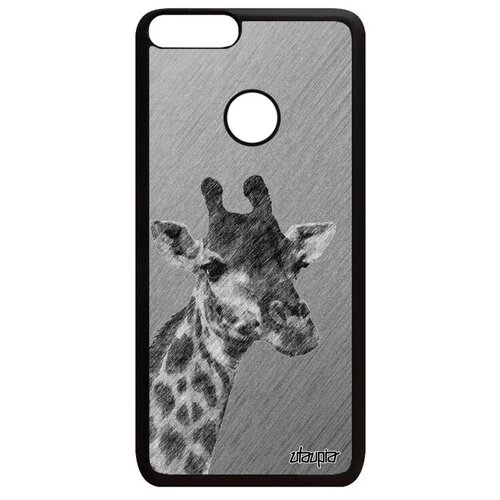 фото Чехол на // huawei p smart 2018 // "жираф" жирафа giraffe, utaupia, серый