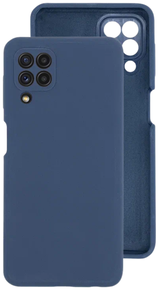 Чехол Silicone Case №50 для Samsung Galaxy A22 / M22 / M32 / Накладка / бампер с защитой камеры