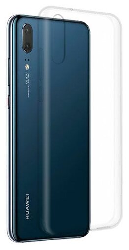Силиконовый чехол для Huawei P20 прозрачный 1.0 мм