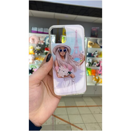 Силиконовый чехол для IPhone 11 Pro с рисунком 