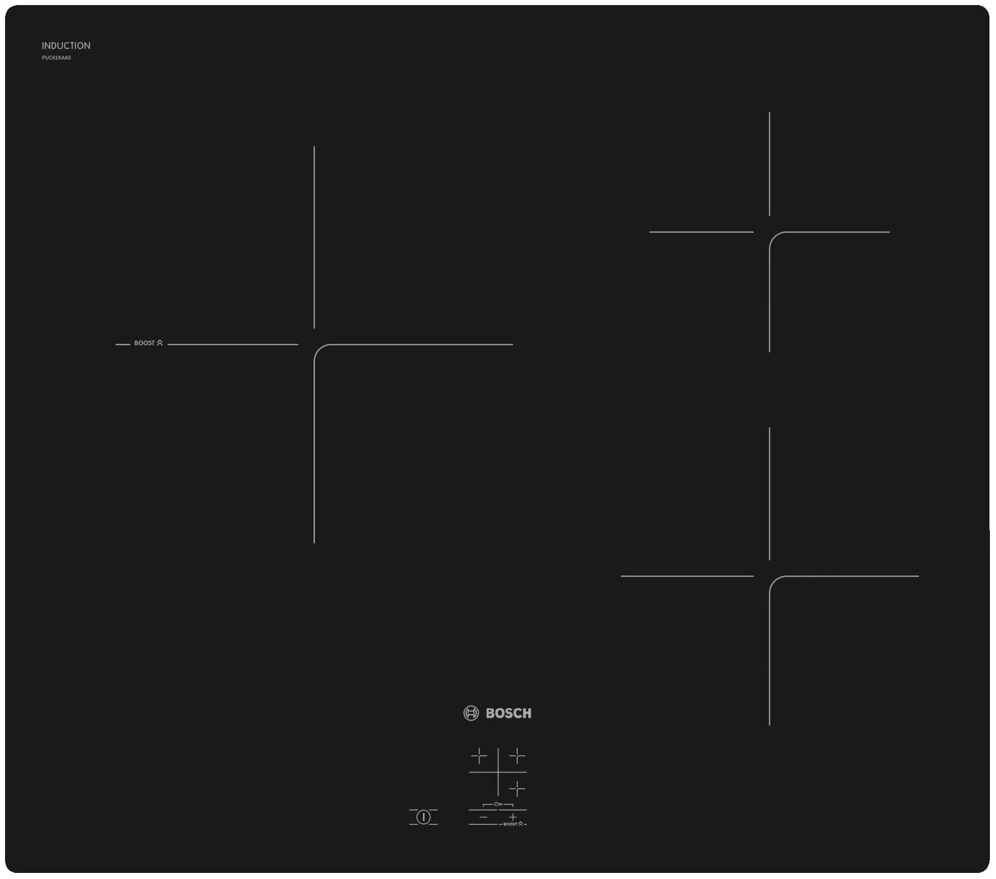 Индукционная варочная поверхность Bosch PUC61KAA5E