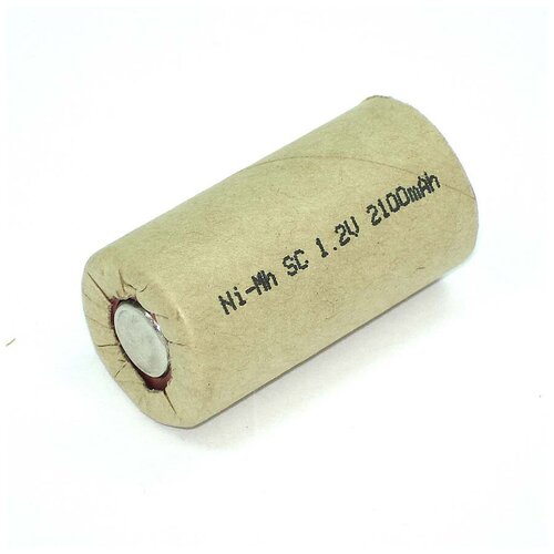 Аккумулятор Ni-Mh SC 1.2V 2100mAh аккумулятор robiton 1800мн4 5 sc ni мн 1 2 в 1800 мач набор комплект из 10 штук