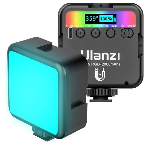 Видеосвет Ulanzi VL49 RGB 2500-9000K с аккумулятором 2500mAh светодиодная лампа светодиодный осветитель Mini LED лампа компактная лампа накамерный свет 229000₽