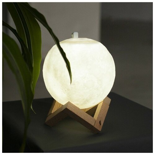 Увлажнитель-ночник Luazon HM-4 ультразвуковой Луна 2 Вт 08 л от USB 188400₽