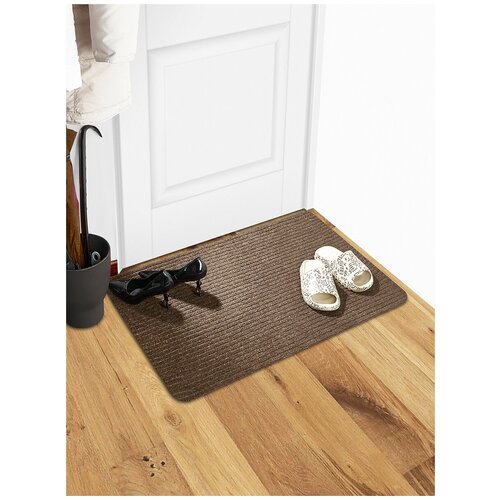 Коврик придверный 60*90 (ТПР, Ребро 2 2) (Коричневый)