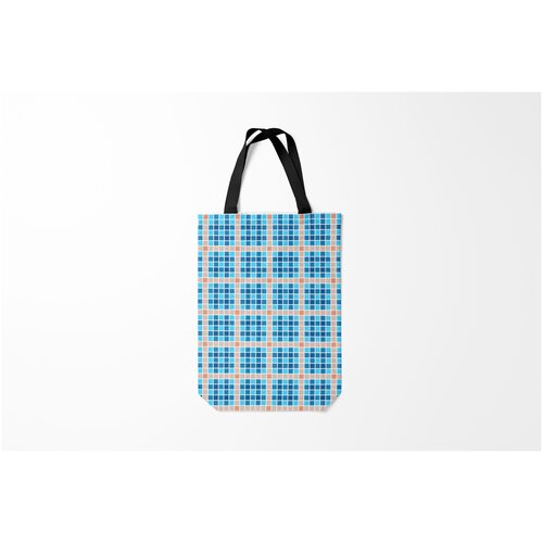 фото Сумка-шоппер / 31х42 см / популярные иллюстрации / модные костюм тренера burnettie