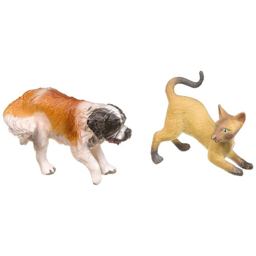 Набор пвх кошка с собакой, серия Мир вокруг нас, РАС 16,5×14,5 см, 6 видов, арт. M7593-16.