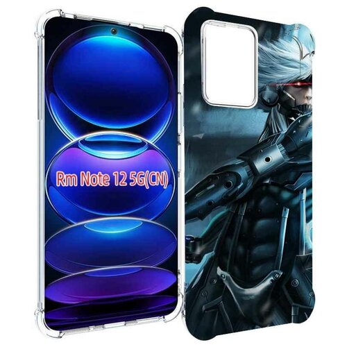 Чехол MyPads Metal Gear Rising Revengeance для Xiaomi Redmi Note 12 / POCO X5 задняя-панель-накладка-бампер