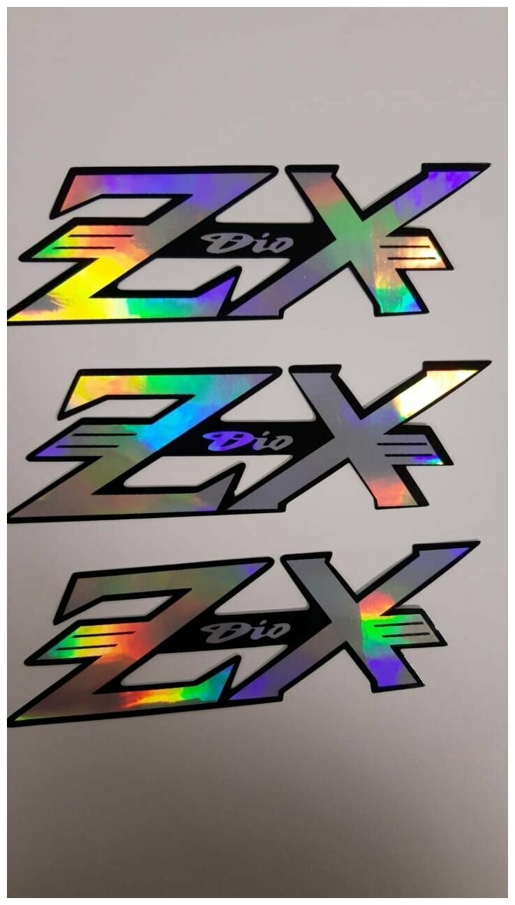 Наклейки на скутер ZX Dio (3шт) 7216 ZX