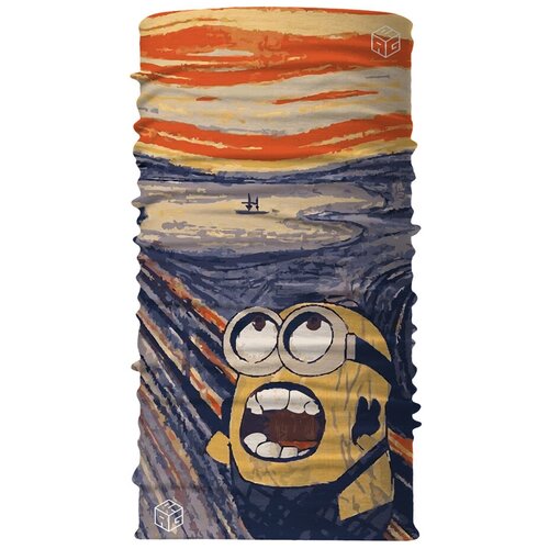 Бандана-бафф ARG Миньон, снуд бесшовный 12 в 1 для спорта, туризма и активного отдыха