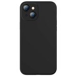 Чехол Baseus Liquid Silica Gel Protective case для iPhone 13 Черный (ARYT000001) - изображение