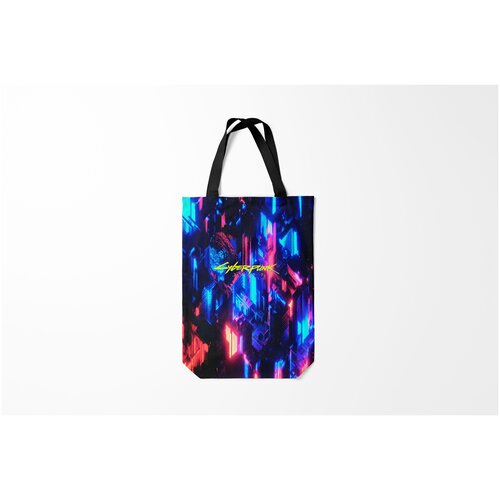 фото Сумка-шоппер / 31х42 см / геймерам / cyberpunk 2077 burnettie