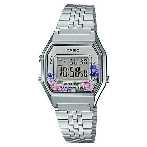 Наручные часы CASIO Collection, серебряный наручные часы casio casio la 680wa 7d серебряный