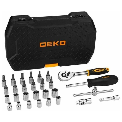 Набор инструментов для авто DEKO TZ29 в чемодане (29 предметов) 065-0325 набор инструментов для авто deko dkmt46 46 предметов серебристый
