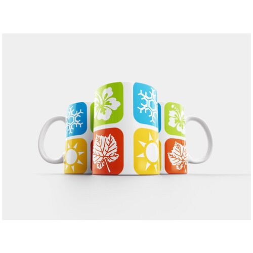 фото Кружка "сезон, зима, весна" 320 мл lotsprints