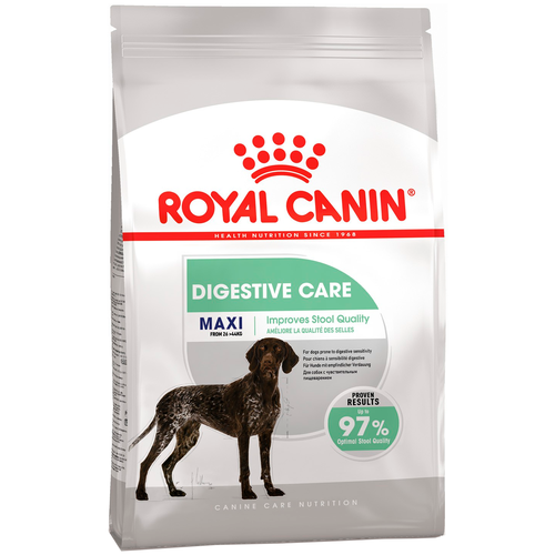 Сухой корм Royal Canin Maxi Digestive Care (Макси Дайджестив Кэа) для собак крупных размеров с чувствительным пищеварением, от 15 мес. до 8 лет, 3 кг royal canin maxi digestive care для взрослых собак крупных пород для поддержания здоровья пищеварительной системы 3 кг х 4 шт