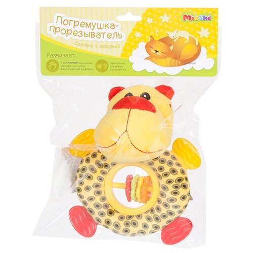 Mioshi Игрушка погремушка-прорезыватель 