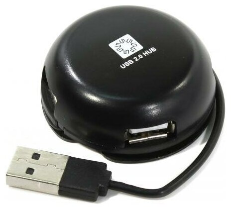 Концентратор USB 20 5bites HB24-200BK