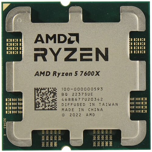 процессор amd ryzen 5 7600x am5 100 000000593 oem Процессор AMD Ryzen 5 7600X AM5, 6 x 4700 МГц, OEM