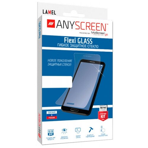 Защитное стекло для OnePlus Nord Flexi Glass гибридное, Anyscreen