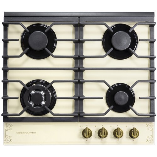 Газовая варочная панель Zigmund Shtain M 226 X цвет панели бежевый цвет рамки бежевый 2459000₽