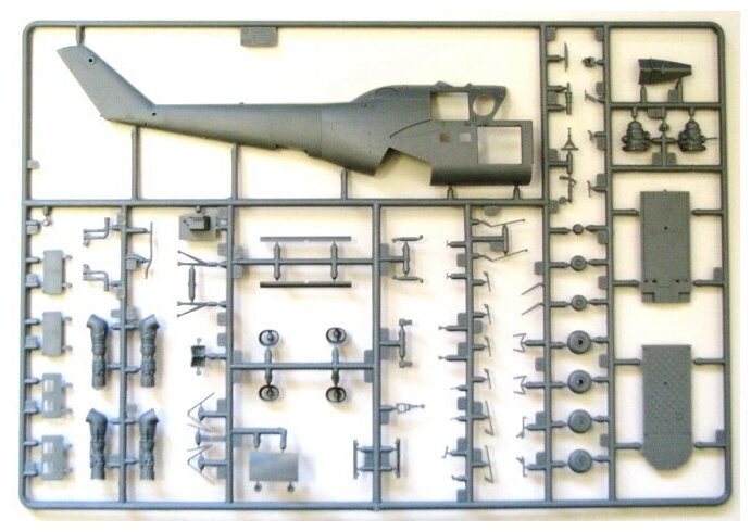 Сборная модель 7276ПН Вертолет Ми-35М - фотография № 7