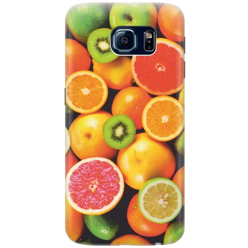 фото Силиконовый чехол на samsung galaxy s6 / самсунг с6 с принтом "сочные фрукты" gosso
