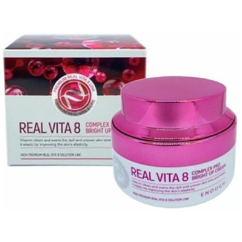 ENOUGH Питательный крем для лица с 8 витаминами Real Vita 8 Complex Pro Bright up Cream 50мл