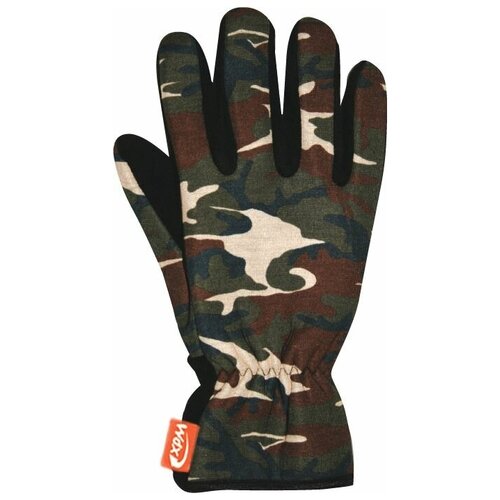 фото Спортивные флисовые перчатки wind x-treme gloves plain 067 camouflage khaki