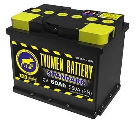 Аккумулятор TYUMEN BATTERY STANDARD 60 Ач 550А П/П TNS60.1