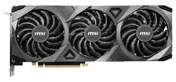 Видеокарта MSI RTX 3070 VENTUS 3X 8G OC LHR процессор NVIDIA GeForce RTX 3070 1755 МГц объем видеопамяти 8192 Мб 256 бит GDDR6 14000 МГц интерфейс PCI-E 40HDMIx1DPx3 поддержка HDCP Ret RTX 3070 VENTUS 3X 8G OC LHR
