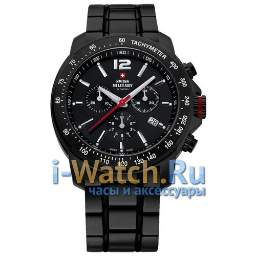 фото Наручные часы swiss military by chrono chrono, черный