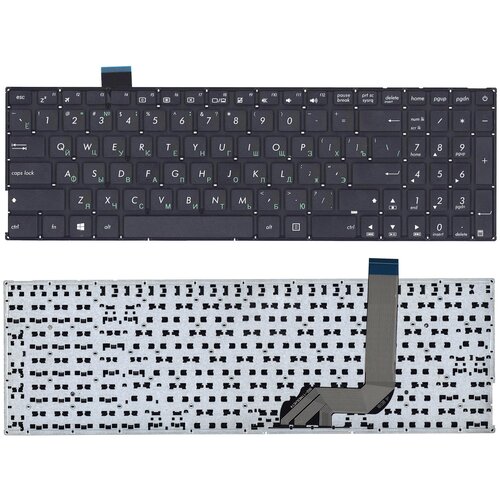 keyboard клавиатура для ноутбука asus x542 x542ba x542b x542u x542ur x542uqr x542un x542uf x542ua r542uf a580u f580u черная без рамки Клавиатура для ноутбука Asus X542 A542 K542 черная без рамки