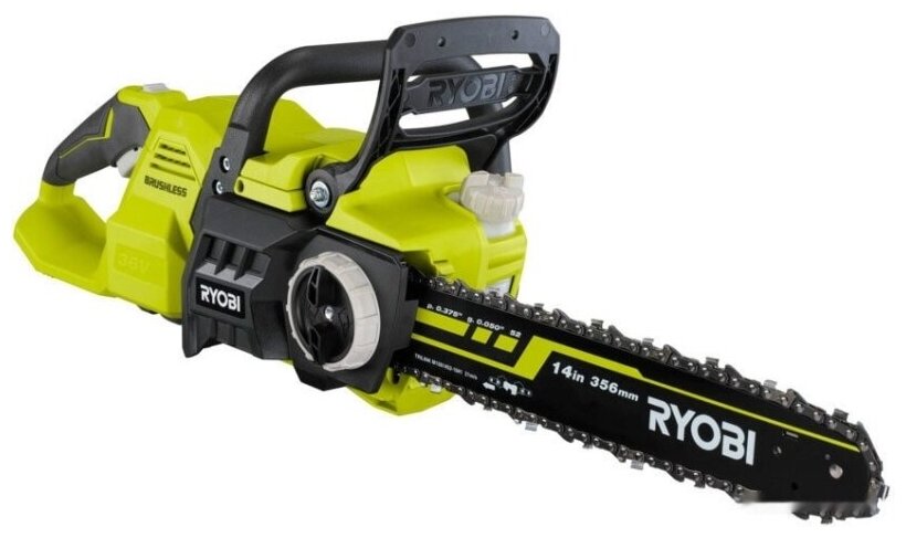 Бесщеточная цепная пила Ryobi RY36CSX35A-0 5133004595 - фотография № 8